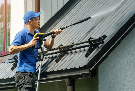 Which ladder is best for cleaning your roof?