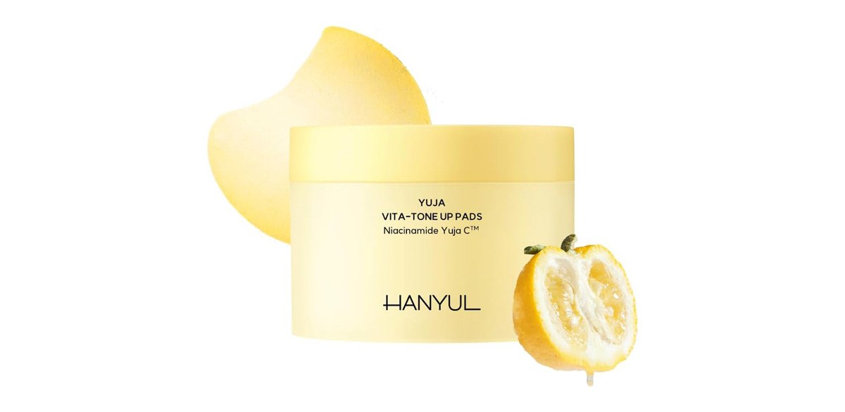 HANYUL Yuja (Yuzu) Vita Tone Up Apple Zone Toner Pads HANYUL Yuja (Yuzu) Vita Tone Up Apple Zone Toner Pads