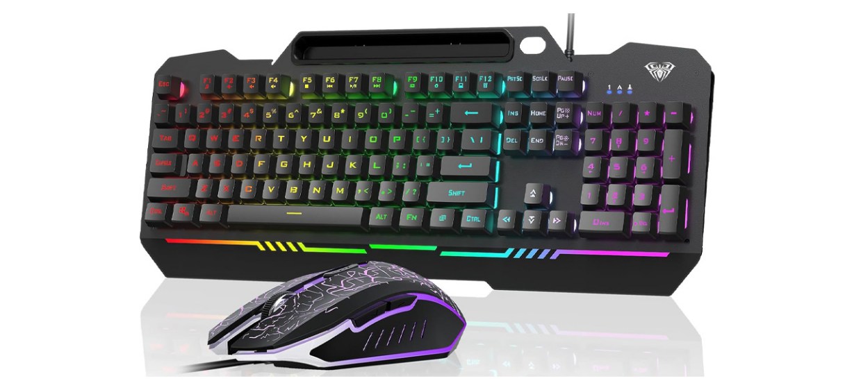AULA Gaming Keyboard on white background AULA Gaming Keyboard on white background