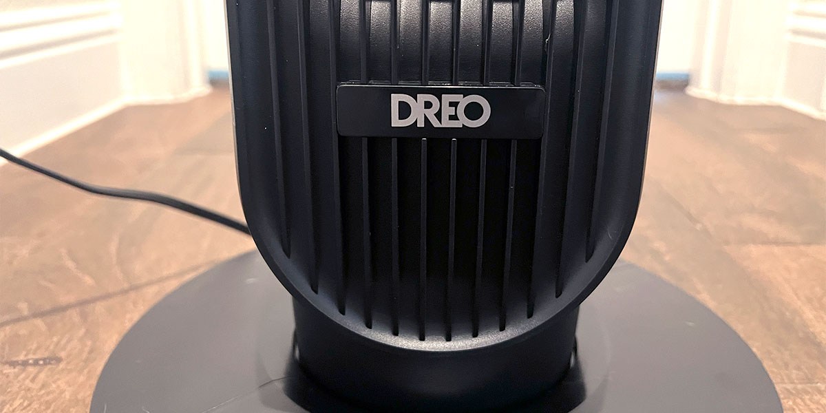 Closeup of Dreo Nomad One Airflow grill Closeup of Dreo Nomad One Airflow grill