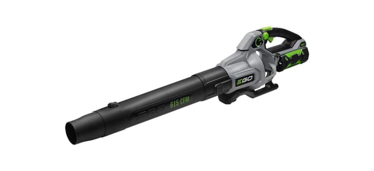 a cordless leaf blower on a white background a cordless leaf blower on a white background