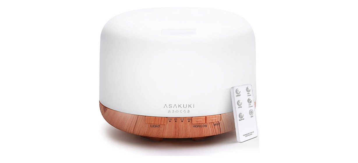 ASAKUKI Essential Oil Diffuser with Remote Control