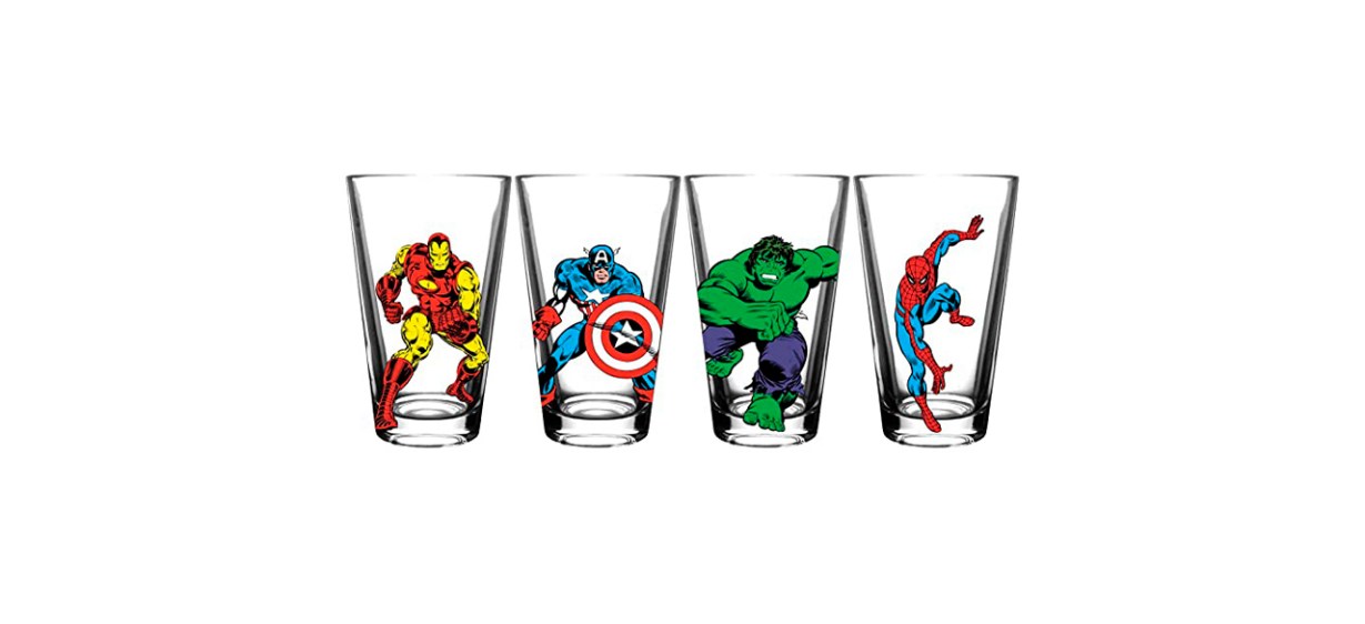 Best Avengers Pint Glass Set Best Avengers Pint Glass Set