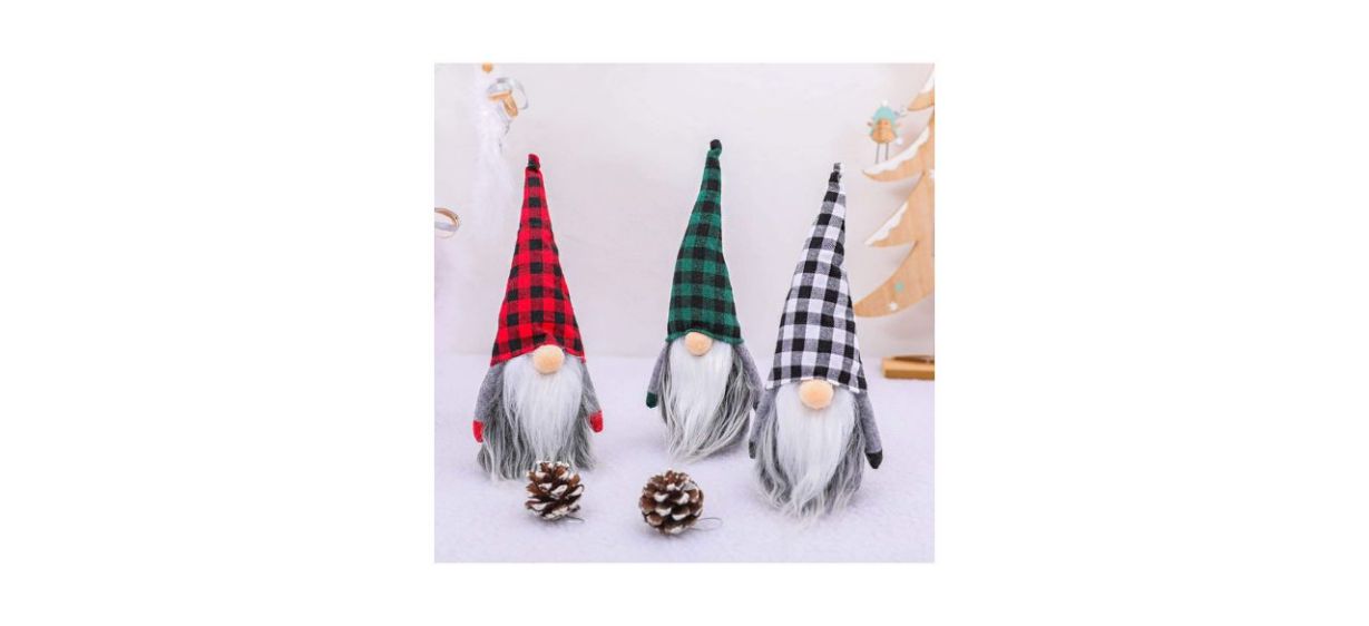 Best FFPTBNYX Handmade Santa Scandinavian Plush Gnomes