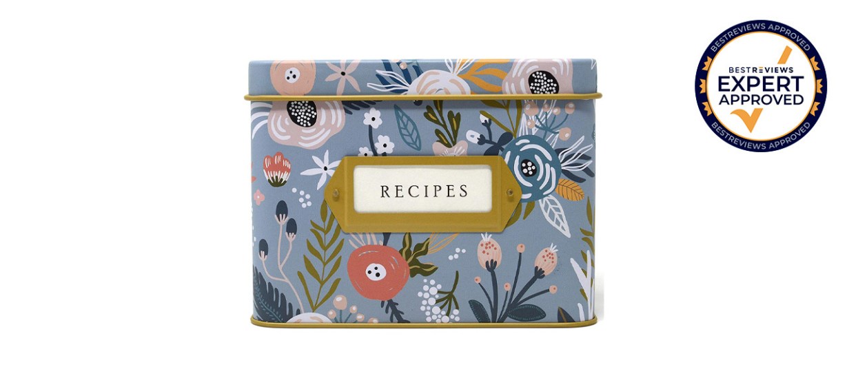 Best Joe & Mark Decorative Tin for Recipe Cards Best Joe & Mark Decorative Tin for Recipe Cards