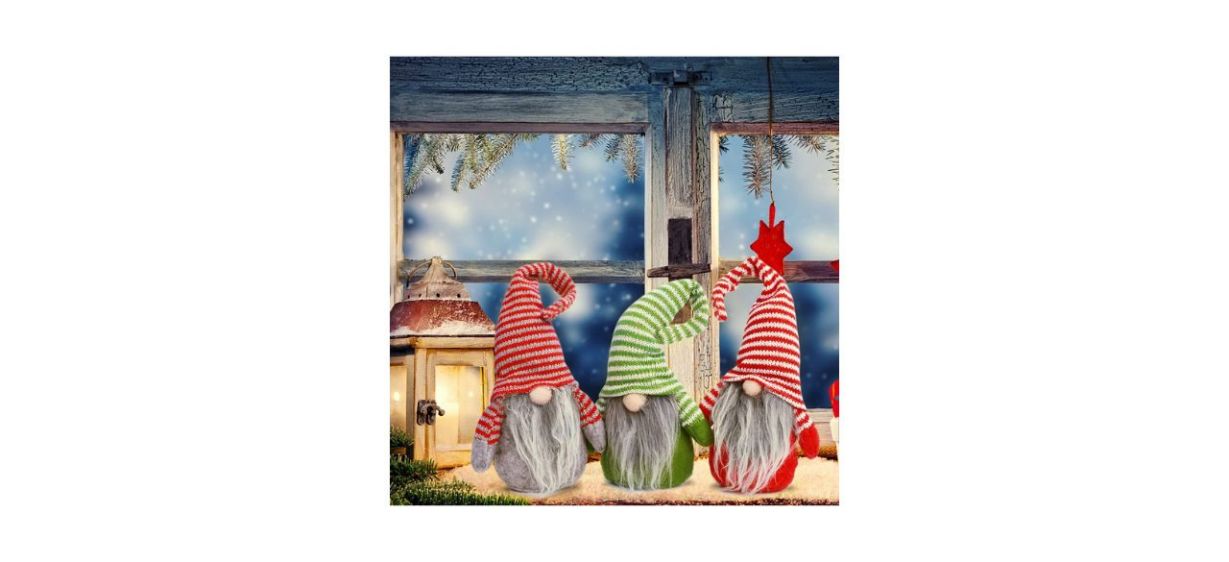 Best O-Heart 3-Pack Swedish Christmas Tomte Gnomes