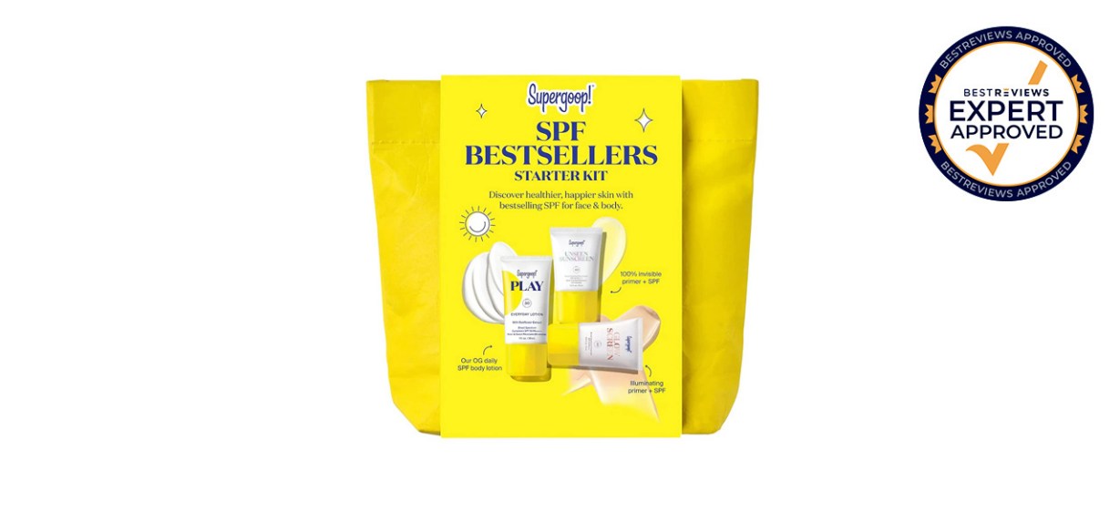 Best Supergoop! SPF Best Sellers Sunscreen and Lotion Starter Kit Best Supergoop! SPF Best Sellers Sunscreen and Lotion Starter Kit