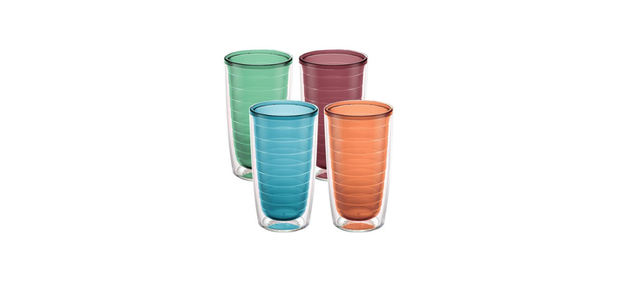 best Tervis Clear &amp; Colorful Tumbler Set
