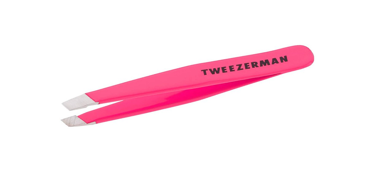 Best Tweezerman Neon Pink Mini Slant Tweezer