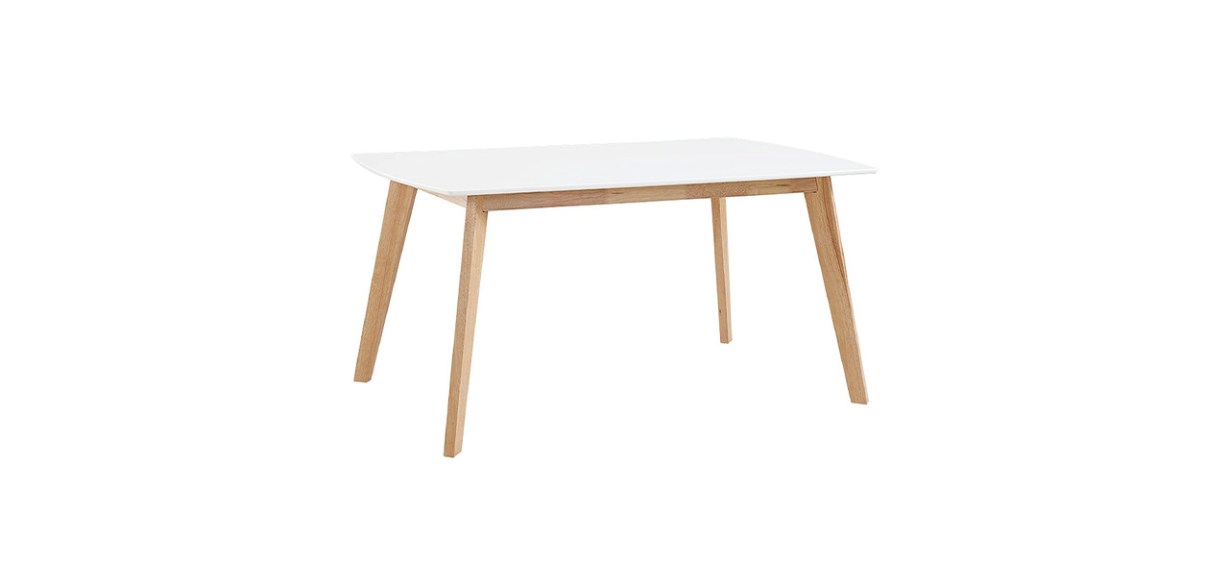 Best Walker Edison Mid-Century Modern Wood Dining Room Table