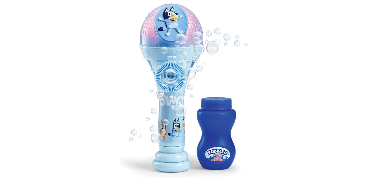 Bluey Dance Mode Bubble Machine and Toy Microphone Bluey Dance Mode Bubble Machine and Toy Microphone