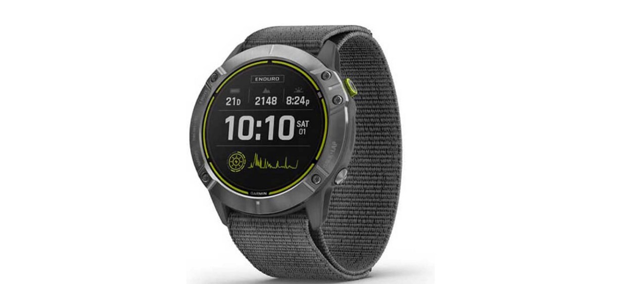 Garmin Enduro on white background