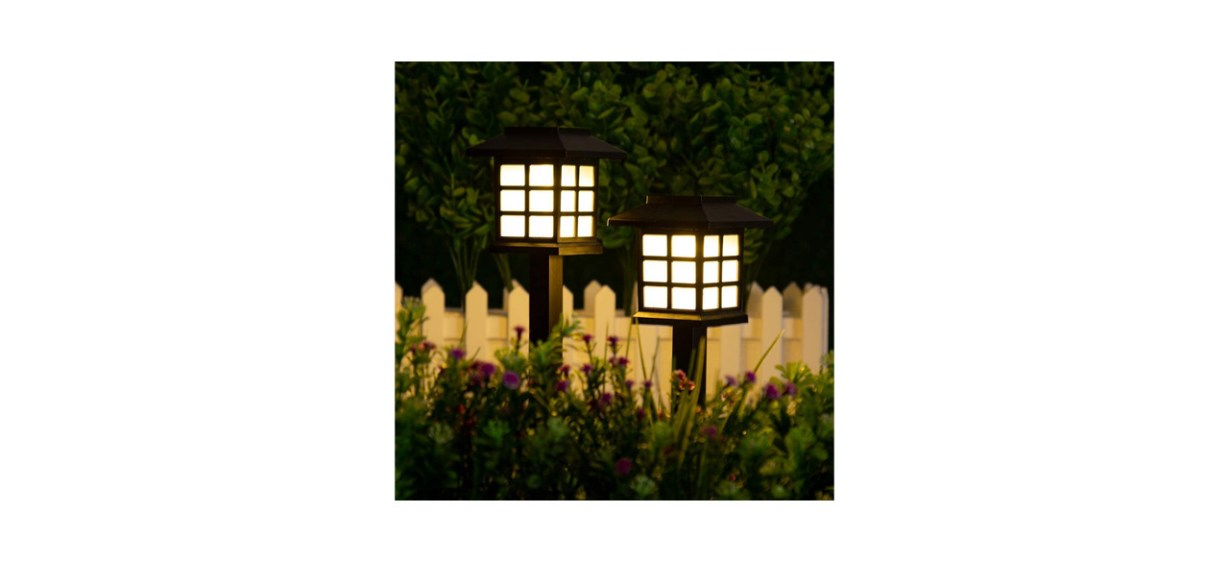 Gigalumi 8-Pack Solar Pathway Lights
