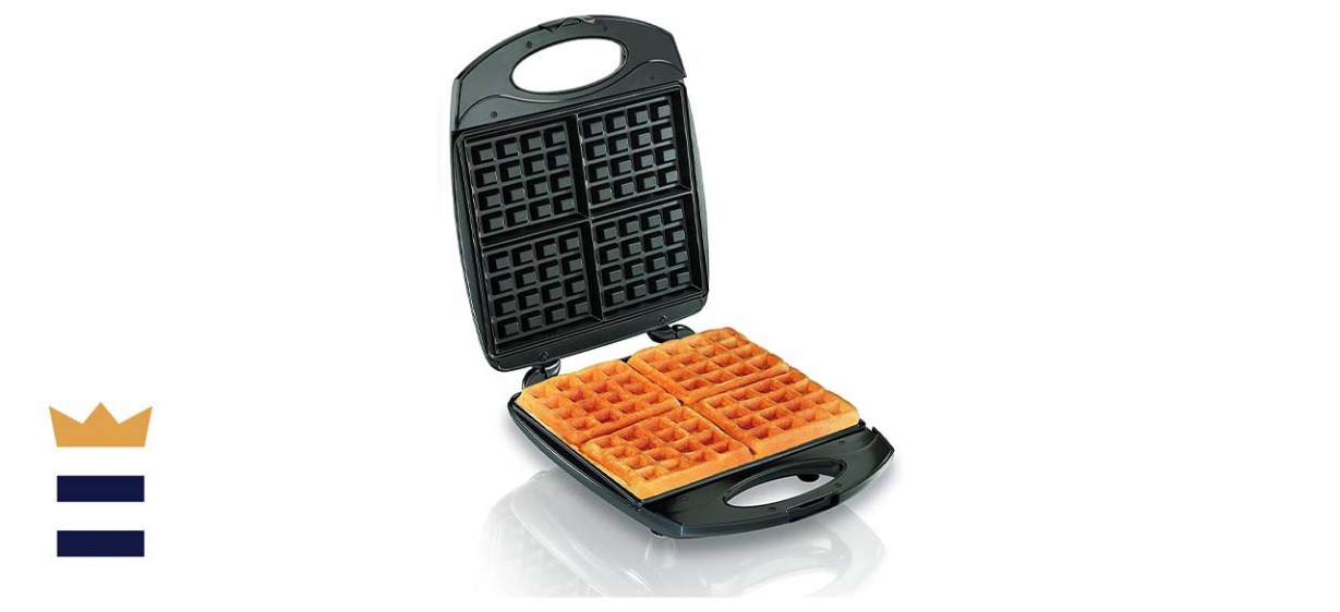 Hamilton Beach Four-Slice Nonstick Belgian Waffle Maker