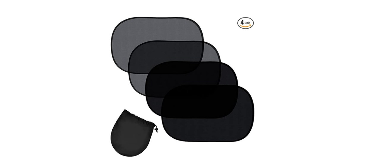 best Econour Four-Pack Baby Car Back Window Sun Shades