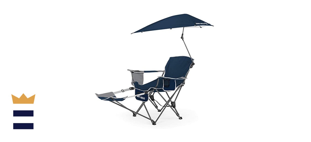 Sport-Brella Beach Recliner With UPF 50+ Adjustable Umbrella