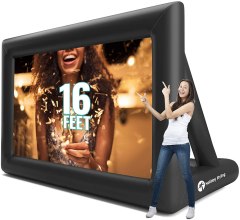 Holiday Styling 16-Foot Inflatable Outdoor Projector Screen