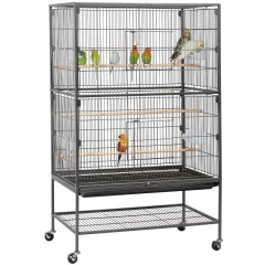 VIVOHOME 53 Inch Wrought Iron Large Bird Cage