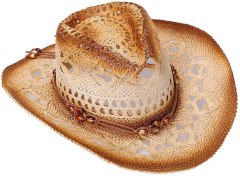 Livingston Men & Women’s Woven Straw Cowboy Hat