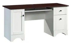 Sauder Rectangle Computer Desk with File Storage