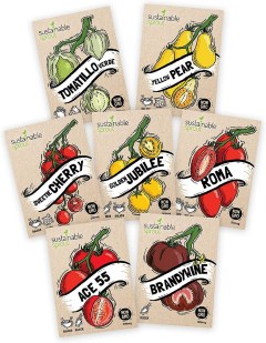 Sustainable Sprout Tomato Seeds for Planting Variety 7 Pack
