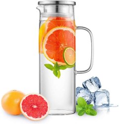 HwaGui Heat-Resistant Glass Pitcher