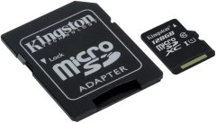 Kingston Canvas Select Memory Card With Adapter
