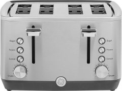 GE Stainless Steel 4-Slice Toaster