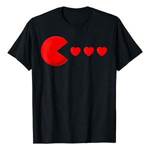 Mr Ben Valentines Day Pac-Man Valentine's Day T-Shirt 