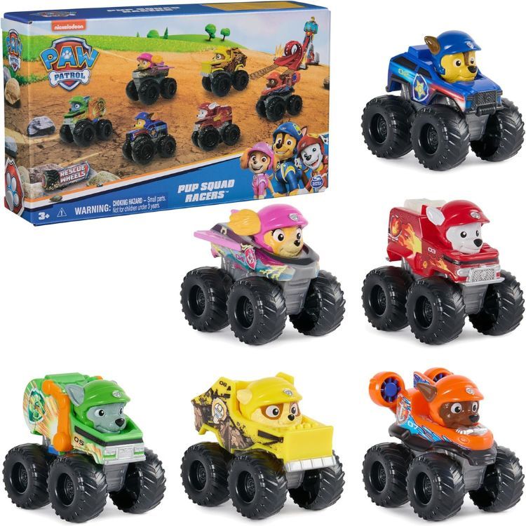 Paw Patrol Rescue Wheels 6-Piece Pup Squad Racers