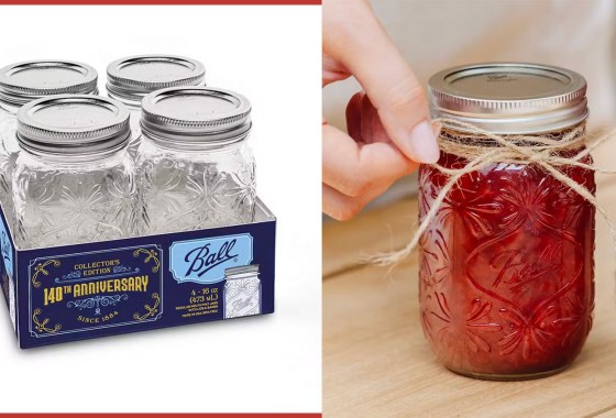 Ball’s 140th Anniversary Mason jars are instant collector’s items