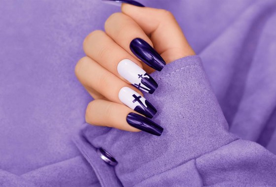 Halloween press-on nails are an easy way to get in the spirit