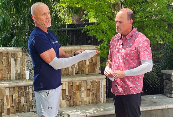 Products for staying safe while working out outside