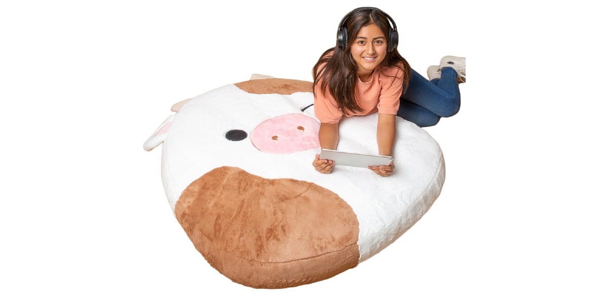 BigMouth x Squishmallows Original Inflat-A-Pal-Ronnie the Cow