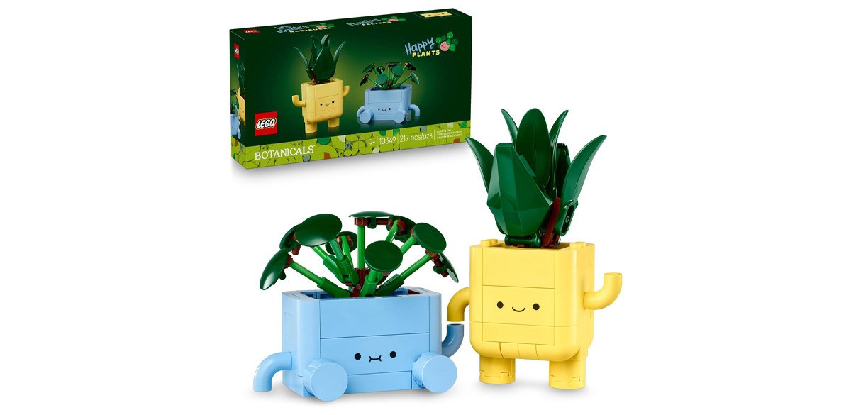 LEGO Botanicals Happy Plants Building Toy for Kids
