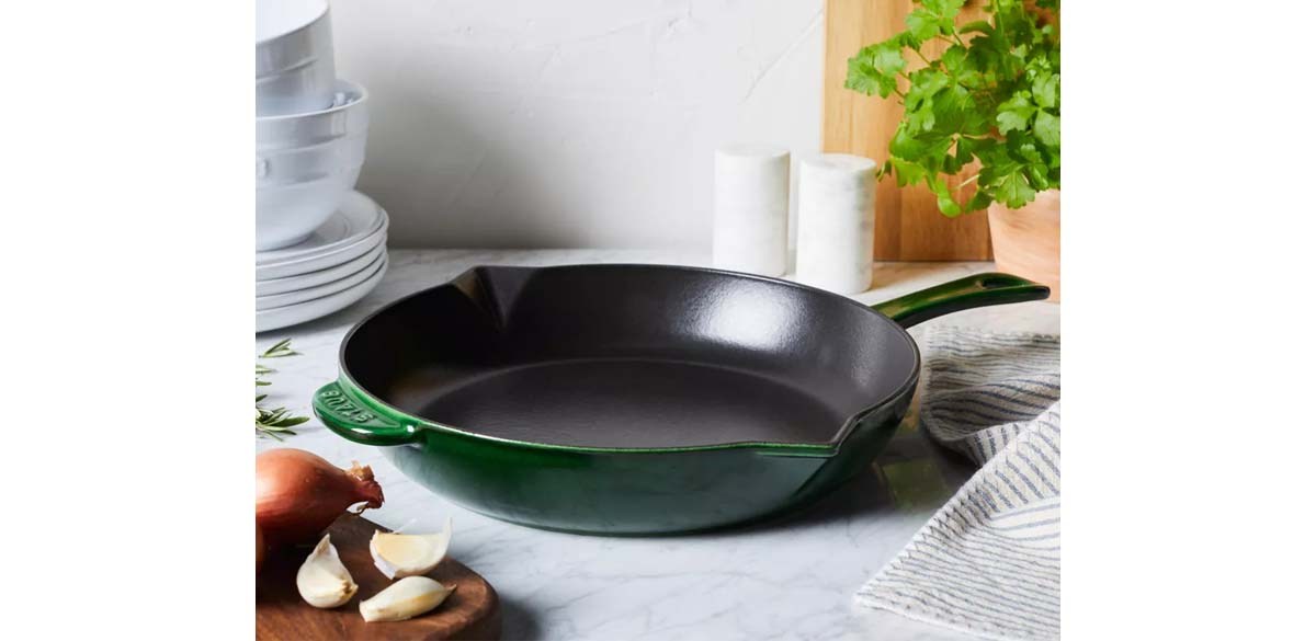 STAUB Cast Iron 10-inch Fry Pan