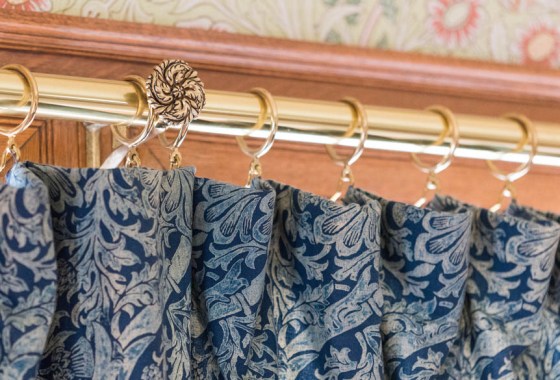 Best antique brass curtain rod