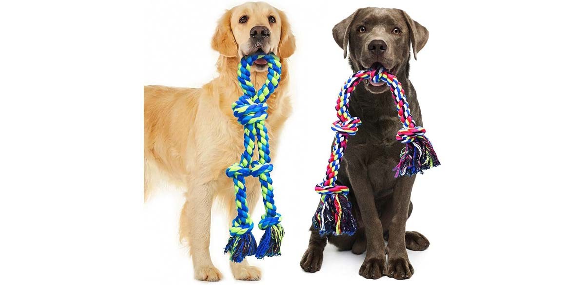 Feeko Heavy-Duty Dog Rope Toy