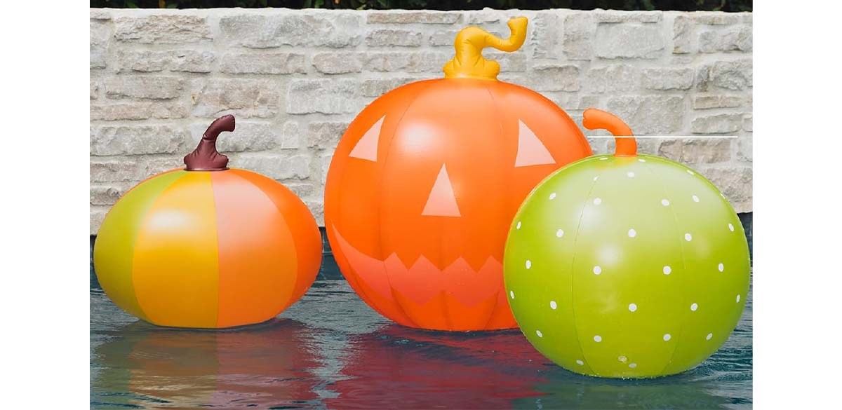 FUNBOY Giant Inflatable Light-Up Halloween Pumpkins