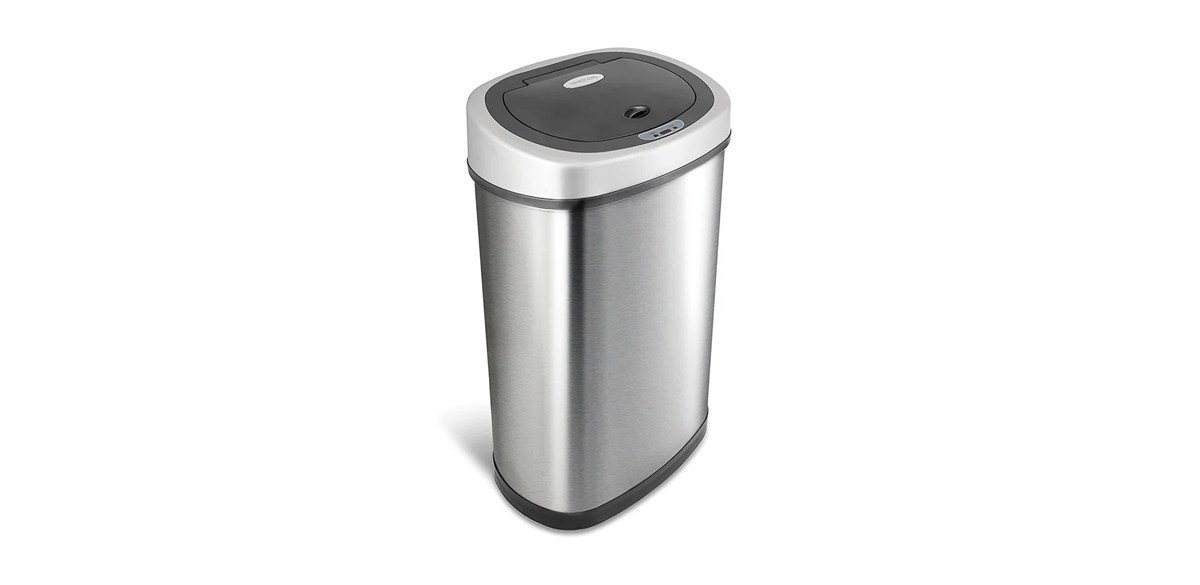 Nine Stars 13.2 Gallon Stainless Steel Motion Sensor Trash Can