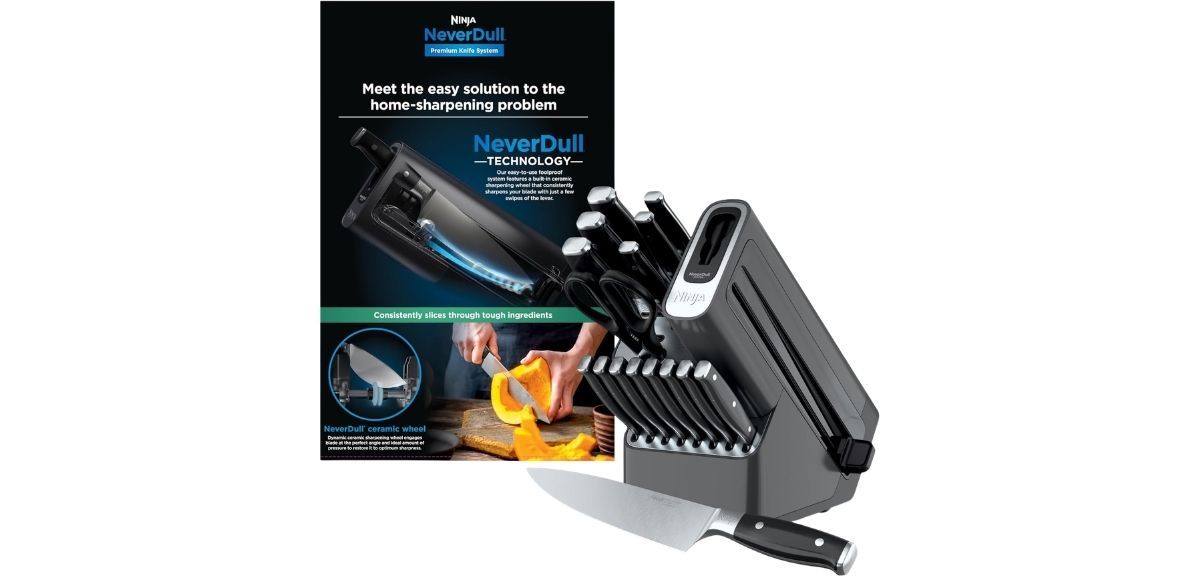 Ninja® NeverDull™ 17-Pc Knife Block Set