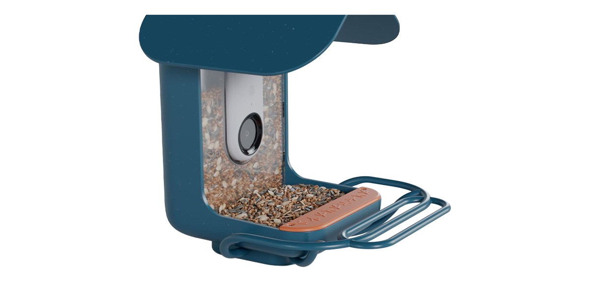 Bird Buddy Blue Perch Extender