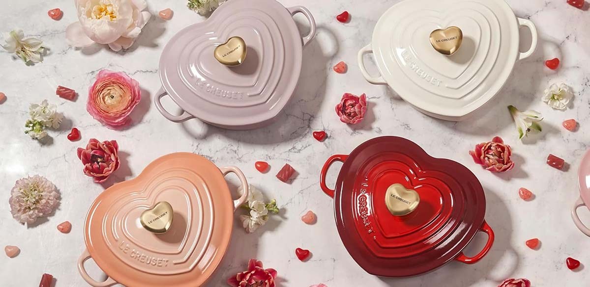 Le Creuset Enameled Cast Iron Traditional Shallow Heart Cocotte