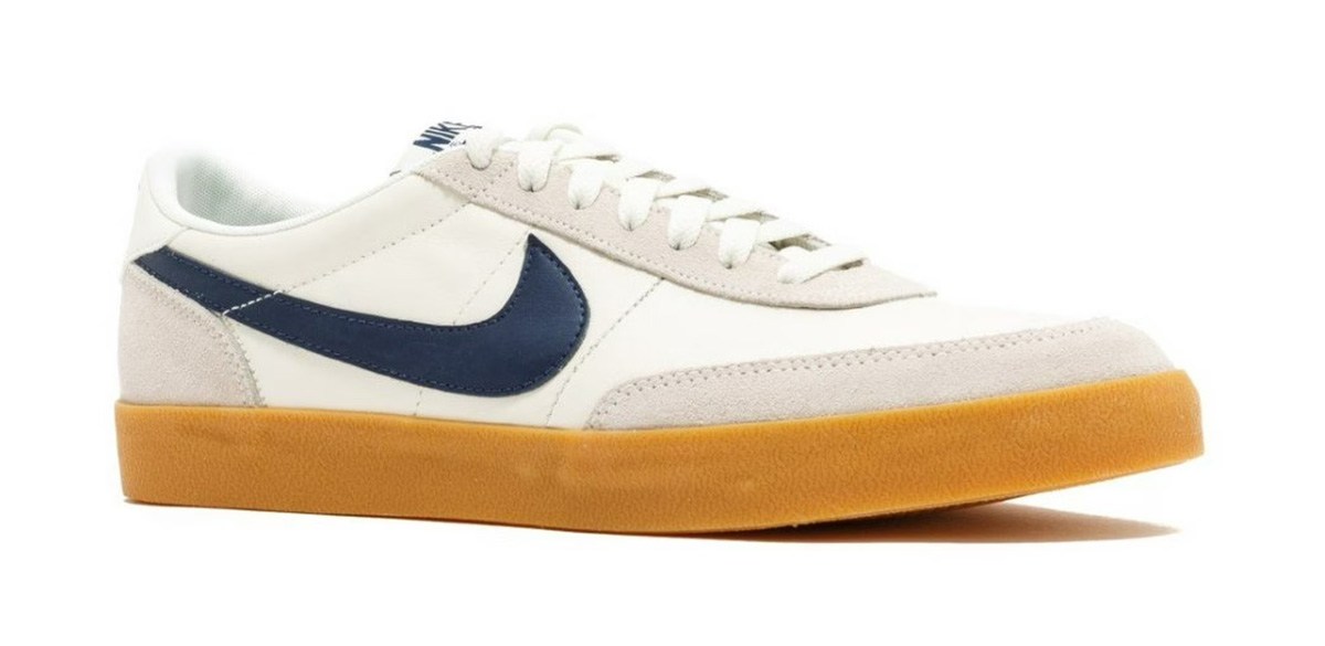 Men's Nike Killshot 2 Leather Sail/Midnight Navy-Gum Yellow