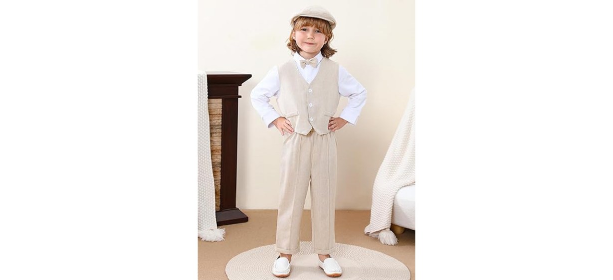 A&amp;J DESIGN 5-Piece Baby Boy Suit