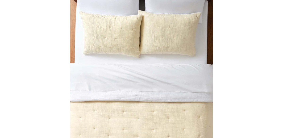 Breezeweave Reversible Cotton Comforter-Stone Two Tone