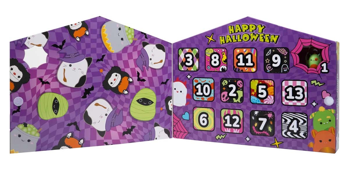 Squish-a-longs Fall 2026 Halloween Countdown Calendar