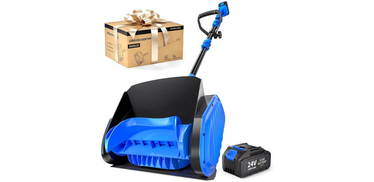 Cpoium Electric Cordless Snow Shovel