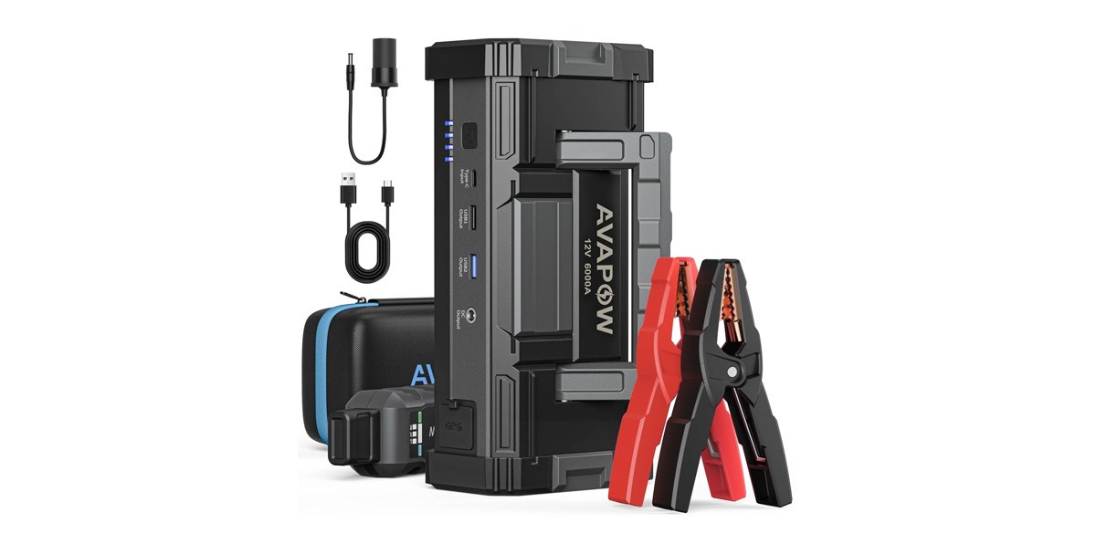 AVAPOW 6000A Car Battery Jump Starter