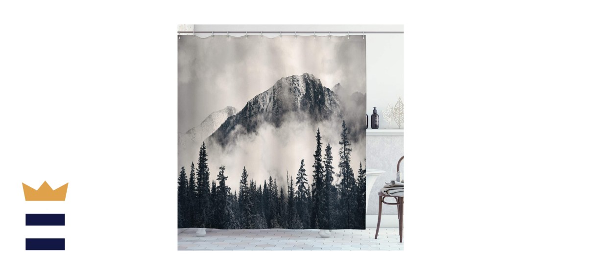 Ambesonne National Parks Smoky Mountain Shower Curtain